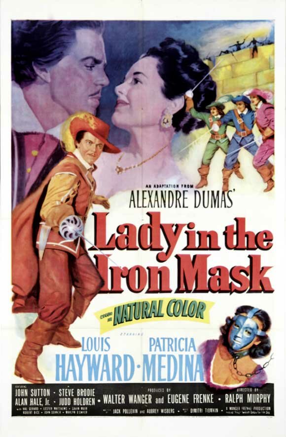 Леди в железной маске (1952) постер