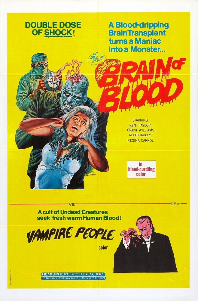 Кровавый мозг (1971) постер
