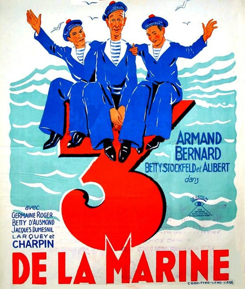 Три моряка (1934) постер