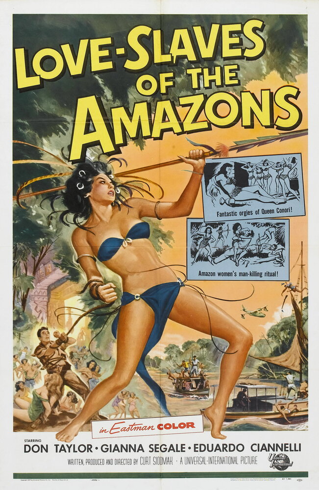 Рабыни любви Амазонки (1957) постер
