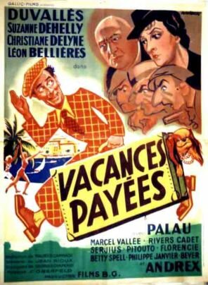 Vacances payées (1938) постер