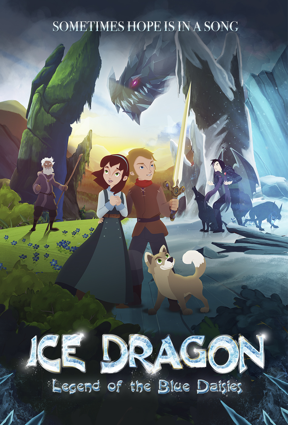 Ледяной дракон, или Легенда о синих цветах (2018) постер