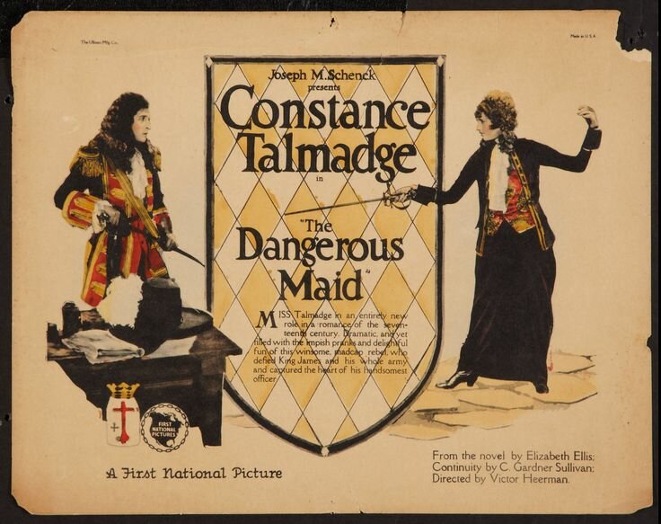 Опасная девушка (1923) постер