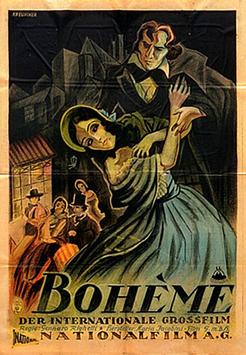 Жизнь богемы (1923) постер