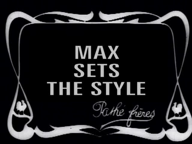 Макс задает стиль (1914) постер