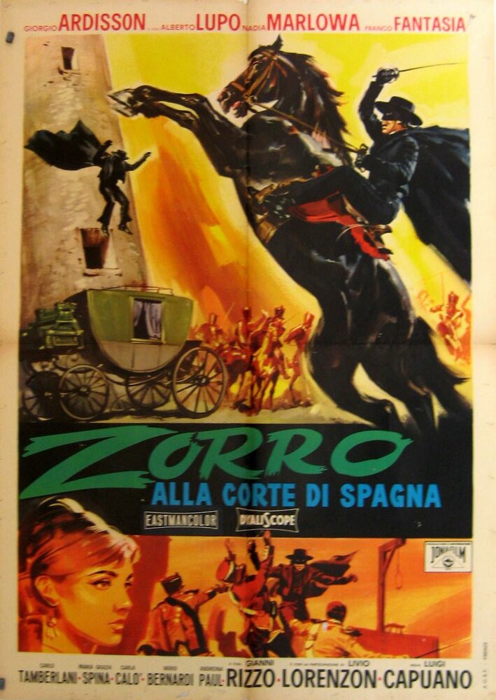 Зорро и суд Испании (1962) постер