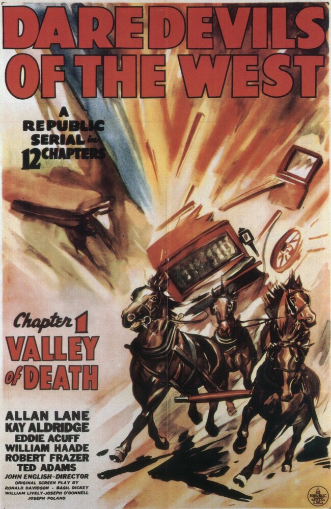 Daredevils of the West (1943) постер