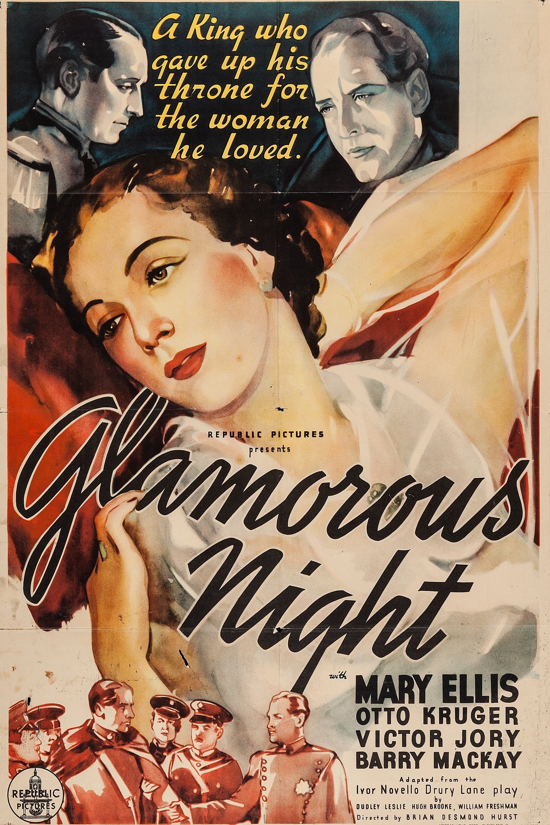 Glamorous Night (1937) постер