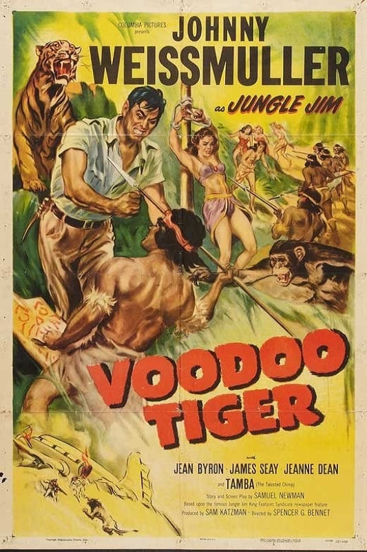 Тигр Вуду (1952) постер
