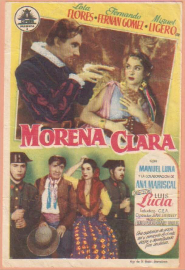 Смуглянка Клара (1954) постер