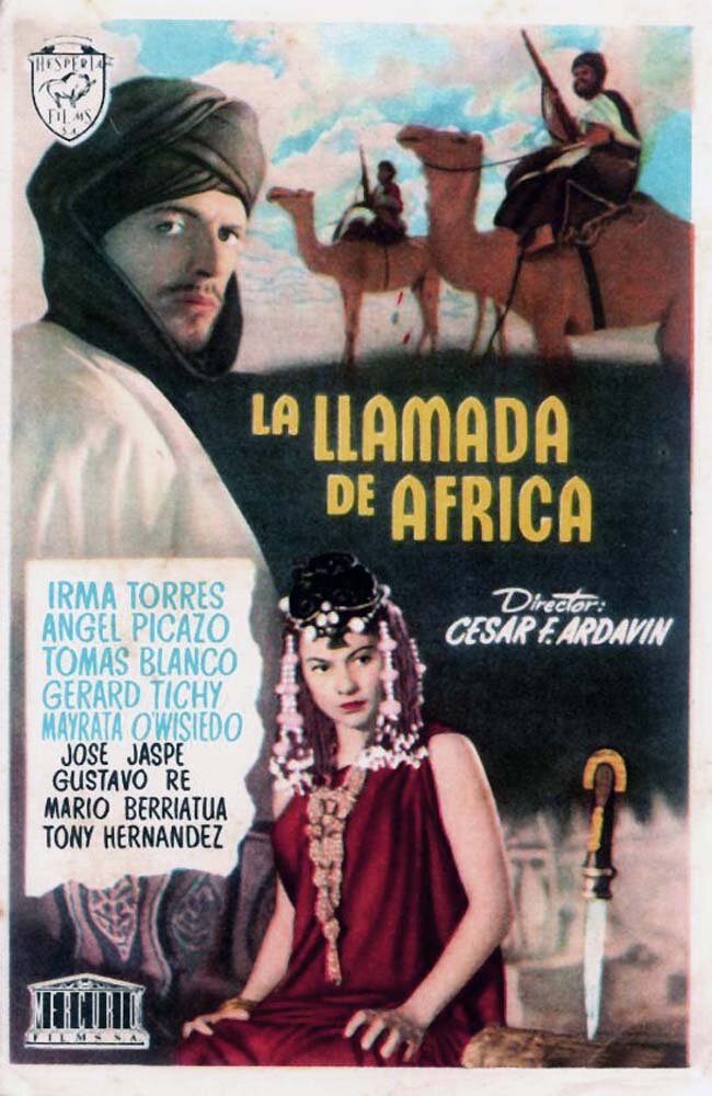 La llamada de África (1952) постер