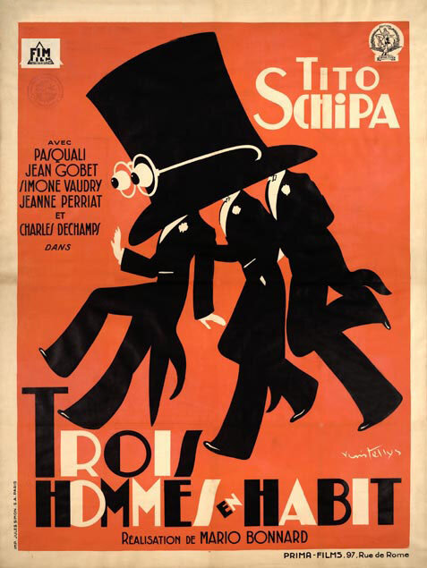 Трое мужчин во фраках (1933) постер