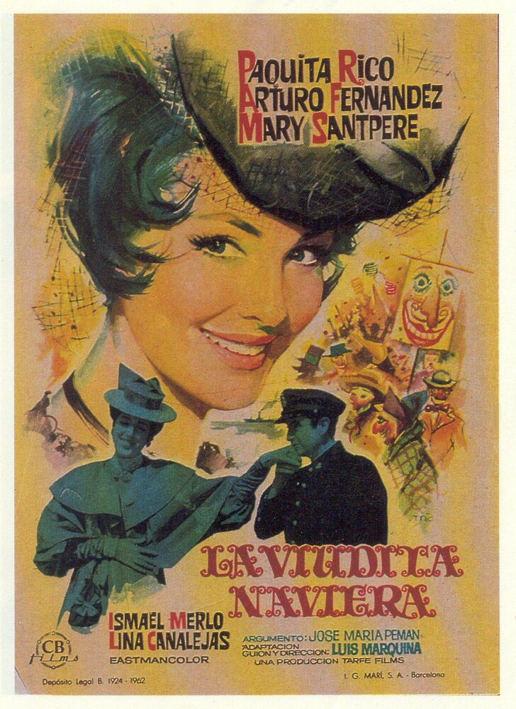 La viudita naviera (1962) постер