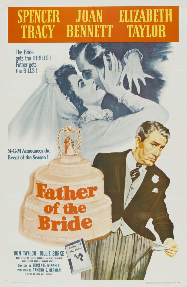 Отец невесты (1950) постер