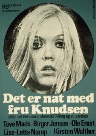 Det er nat med fru Knudsen (1971) постер