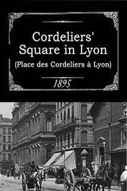 Площадь Корделье в Лионе (1895) постер
