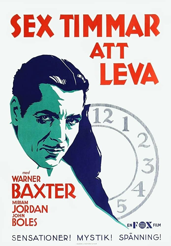 6 Hours to Live (1932) постер
