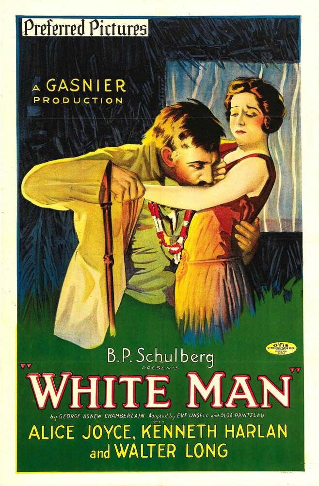 Белый человек (1924) постер