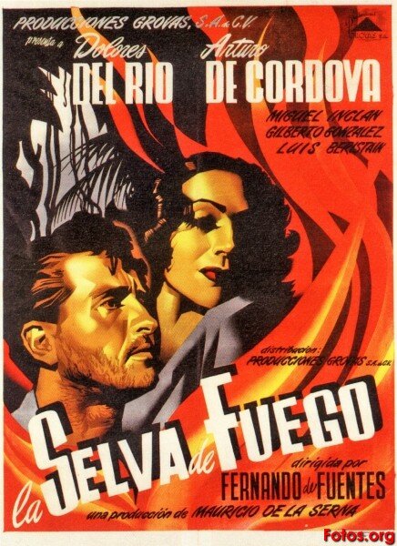 Огненная сельва (1945) постер