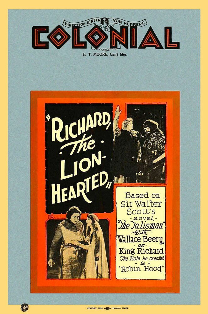 Ричард Львиное Сердце (1923) постер