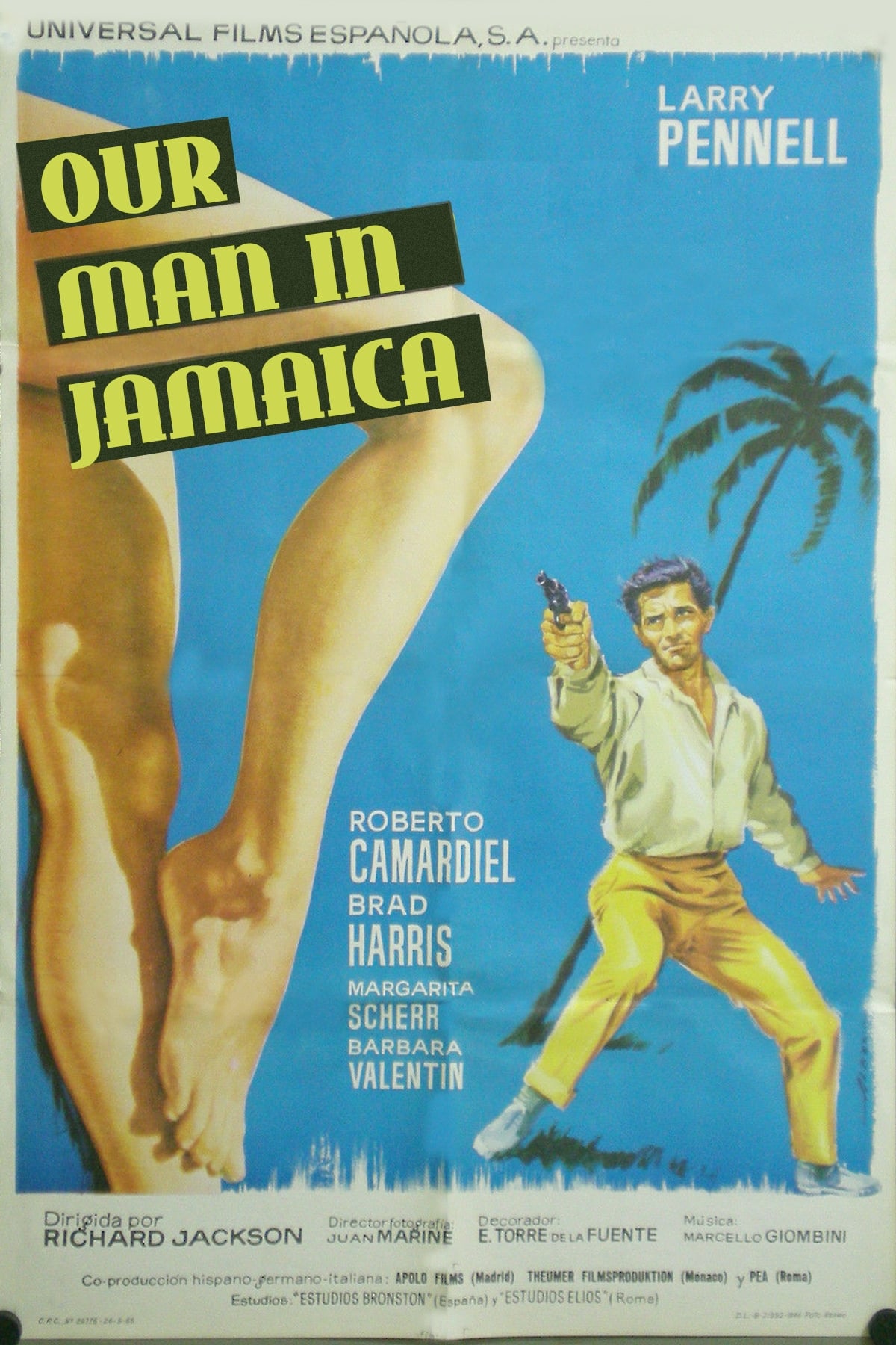 Наш человек на Ямайке (1965) постер