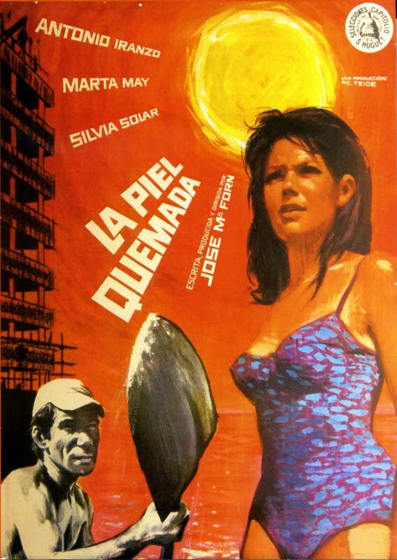 La piel quemada (1967) постер