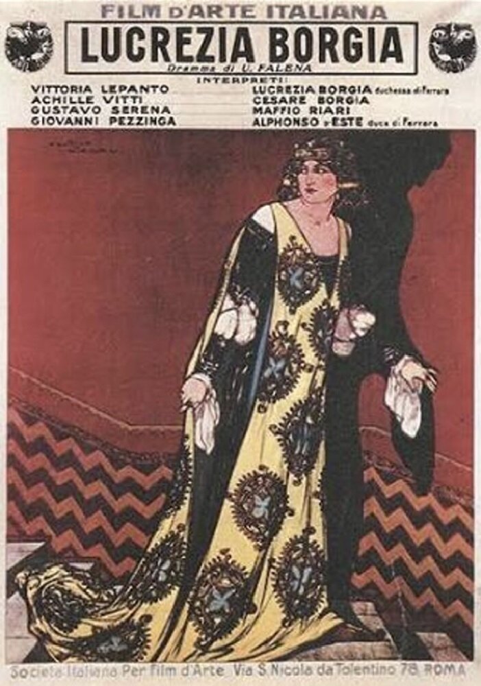 Лукреция Борджиа (1910) постер